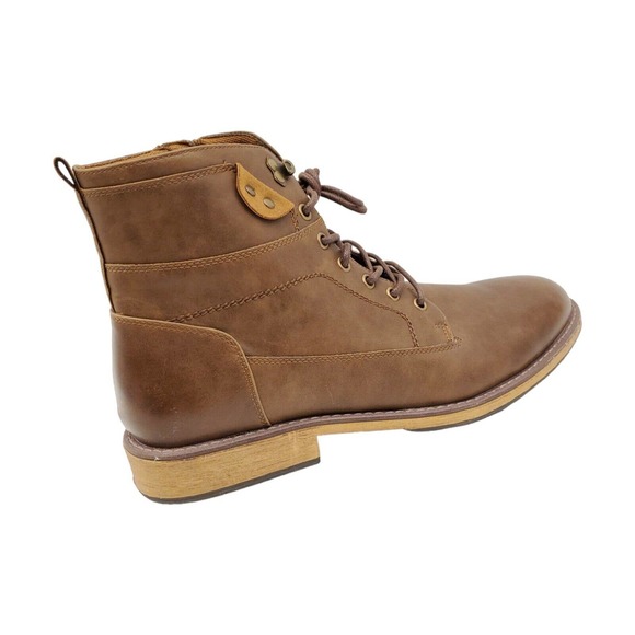 VOSTEY Men\'s Waterproof Casual Side Zip Chukka Boot BMY680B Brown 13 US